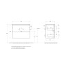 База под раковину подвесная BELBAGNO UNO-MINI-800-2C-SO-BO