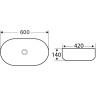 Раковина 60x42 см BELBAGNO BB1084-H311